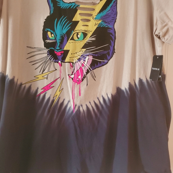 Lovesick DESTRUCTED TEE - COTTON LOVESICK THUNDER CAT - Picture 8 of 8